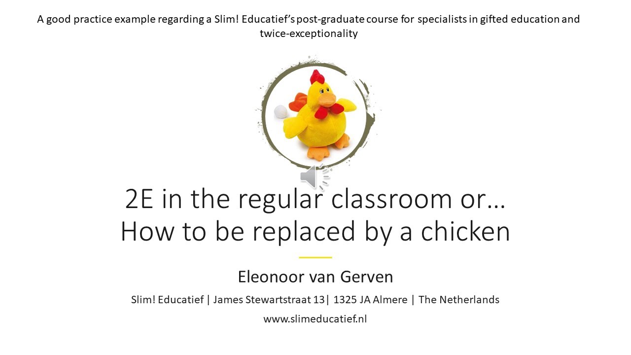 Edutalk 2 2E in the regular classroom